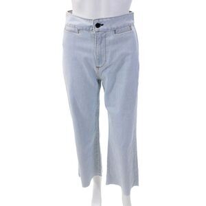 ASKKNY Womens Cotton Slip-On Zipped Light Wash Jeans Blue Size 25